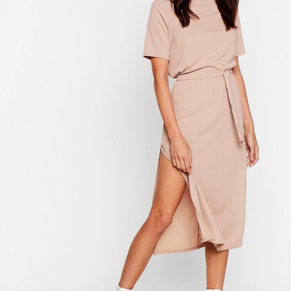 Belted Midi Dress - Brand New with Tags!